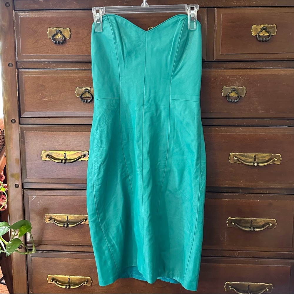 Vintage Leather Dress